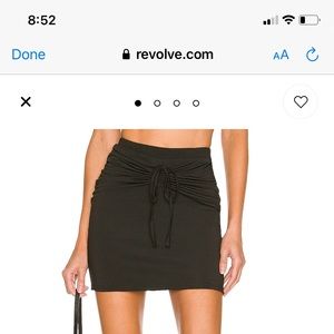 Brand new with tags black mini skirt